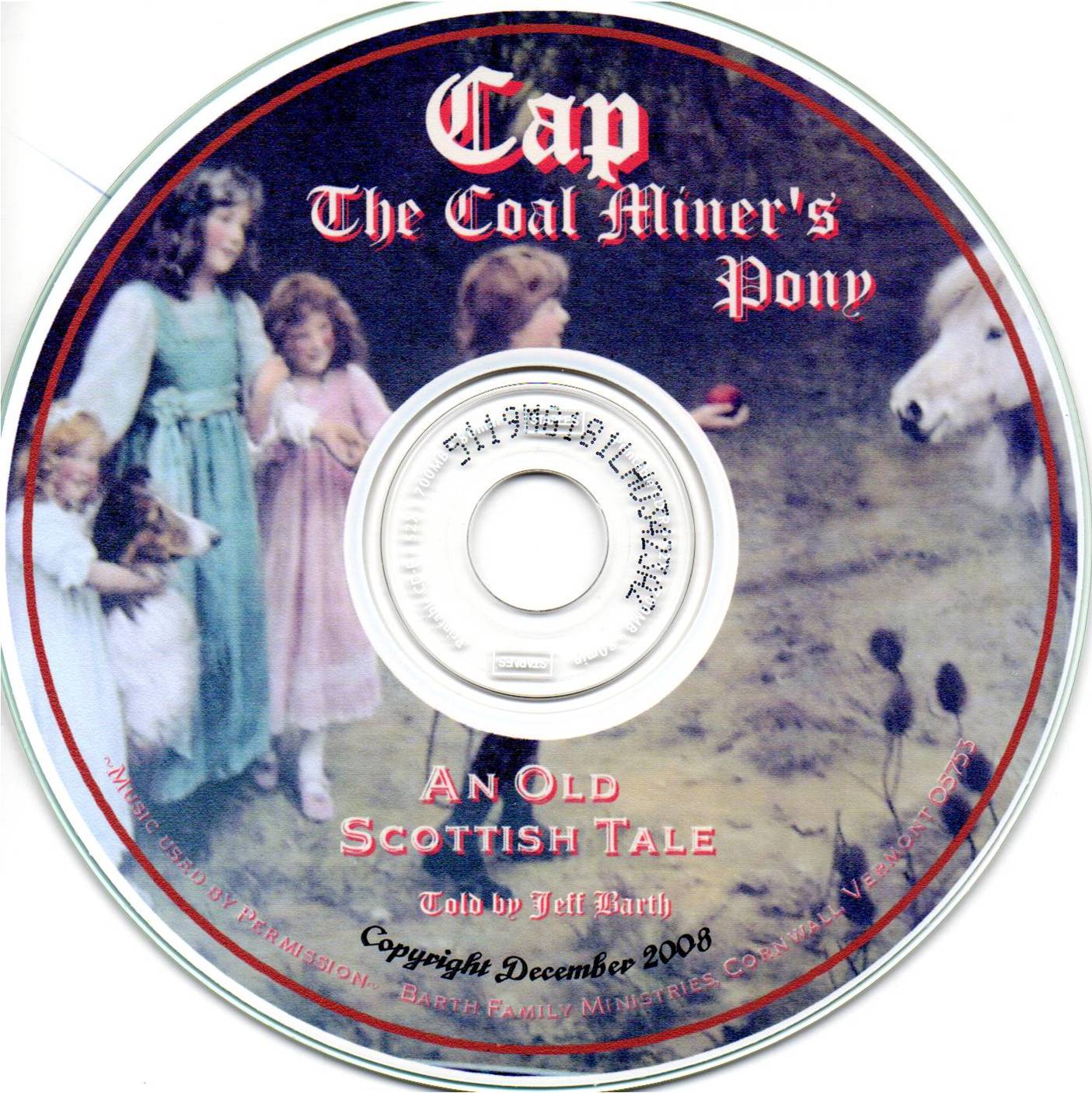 CD - Cap, The Coal Miner's Pony