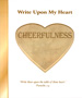 Write Upon My Heart: Cheerfulness Character Book