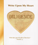 Write Upon My Heart: Diligence Character Book