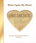 Write Upon My Heart: Obedience Character Book